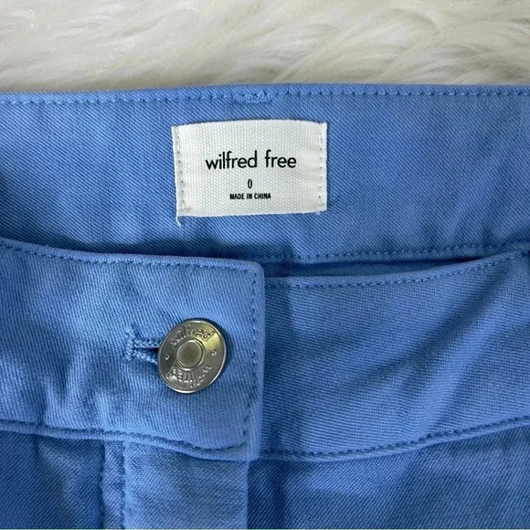 Wilfred Free Brennan Pant in Blue Size 0 Aritzia - Picture 4 of 7